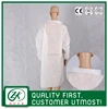 Cheap Disposable Non-woven White Adults/Kids Lab Coats