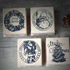 Christmas Rubber Stamp for Planner Notebook