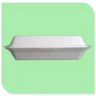 Logo Customization Box 3 Compartment Lunch Box High Quality Take Away Foam Lunch Box With 3 Compartment
