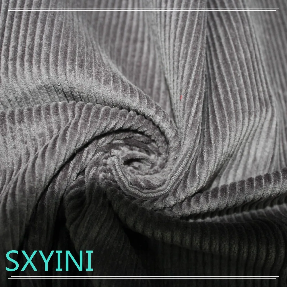 shaoxing YINI hot 100 cotton 6/8/11/16/ wide wale corduroy fabric
