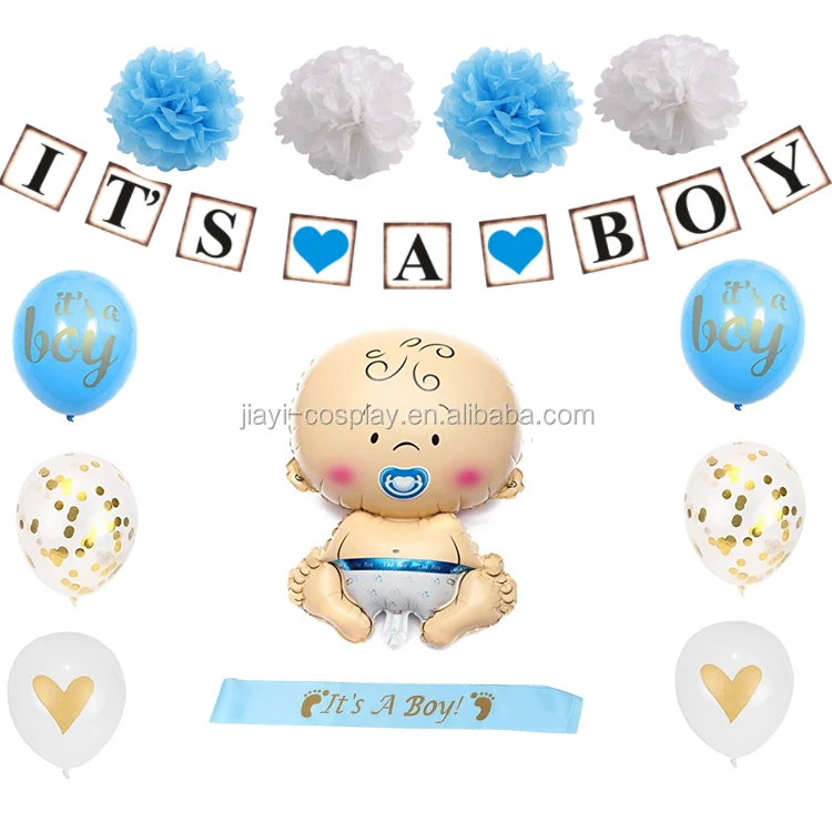baby shower party decoration for boy kit its a boy banner