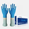Powder free disposable nitrile medical examination gloves