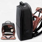 College Leather Waterproof Usb Charge Port Travel Laptop Bags Bagpack Backpack For Men