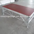 Aluminium large mobile assemble stage