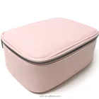 2018 New fashion stylish PU leather women daily cosmetic makeup collection toiletry bag