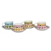 2017 New Design Ceramic Coffee and Tea Cup And Saucer Set