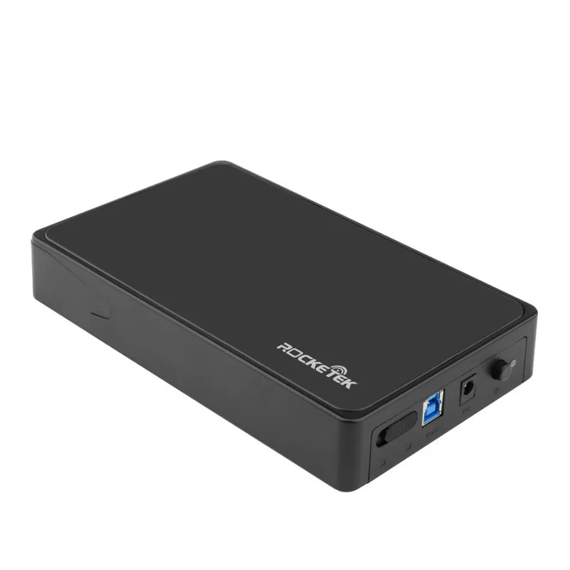 Rocketek wholesale factory price External 3.5inch USB3.0 to SATA HDD Enclosure Support to 4TB Hard disk Drive