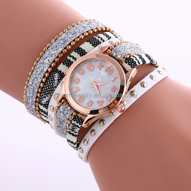 Fashion Weave Wrap Leather Ladies Bracelet Watches for Woman Wrist Watch BWL214, N/a
Fashion Weave Wrap Leather Ladies Bracelet Watches for Woman Wrist Watch BWL214, N/a