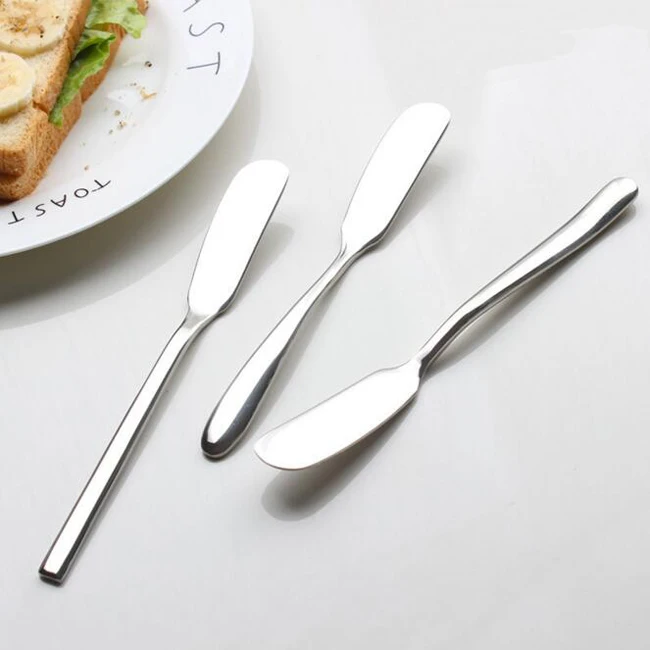 Butter Knife High Quality Mirror Polish Thick Stainless Steel Bread / Butter Spreader 5000 Pcs Engrave / Laser Free
Butter Knife High Quality Mirror Polish Thick Stainless Steel Bread / Butter Spreader 5000 Pcs Engrave / Laser Free