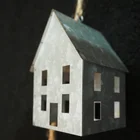 Holiday Decoration Christmas Tree Hanging Ornaments led Light Wooden House