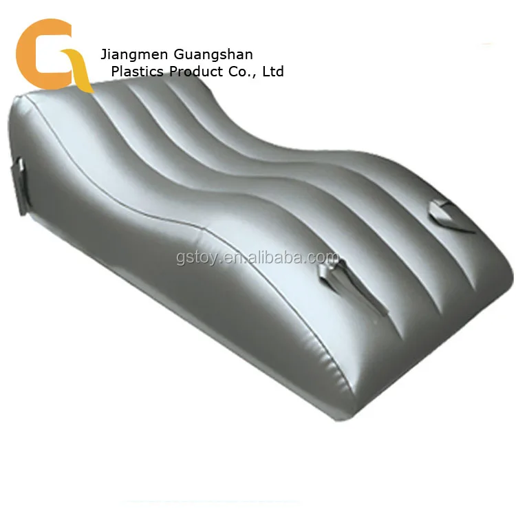 transparent inflatable sex sofa pink
