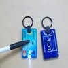 Cheap Promotion Custom Led PVC Light Key Chain Torch