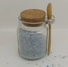 Hot Sale Glass Salt Jar Honey Jar with Wooden Lid and Spoon