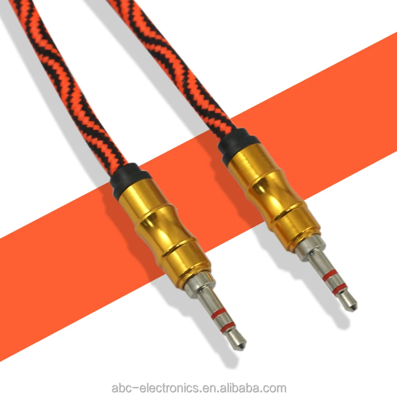 hot sale 3.5mm to 3.5mm audio link cable for smartphones for tablet for running machine