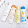 bdpak new soft plastic Tube package with flip top cap for sun screen or bb cream