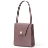 oem vintage simple stylish hand shoulder bags casual vagan pu leather tote bags for ladies