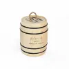 natural color company logo customized coffee crafts wooden barrel