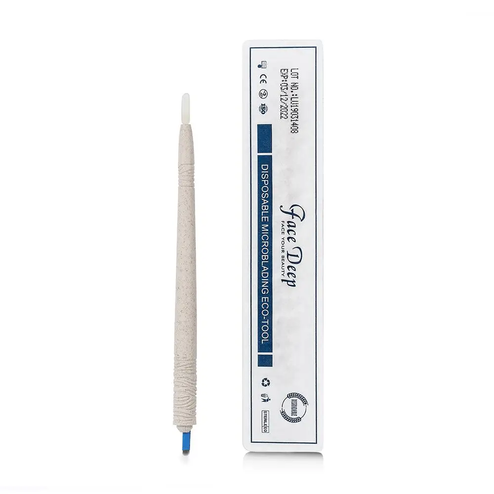 Hot Selling Blister Package Biodegradable Microneedle ECO-HOLDER Disposable Eyebrow Microblading Pen, Straw white color
Hot Selling Blister Package Biodegradable Microneedle ECO-HOLDER Disposable Eyebrow Microblading Pen, Straw white color