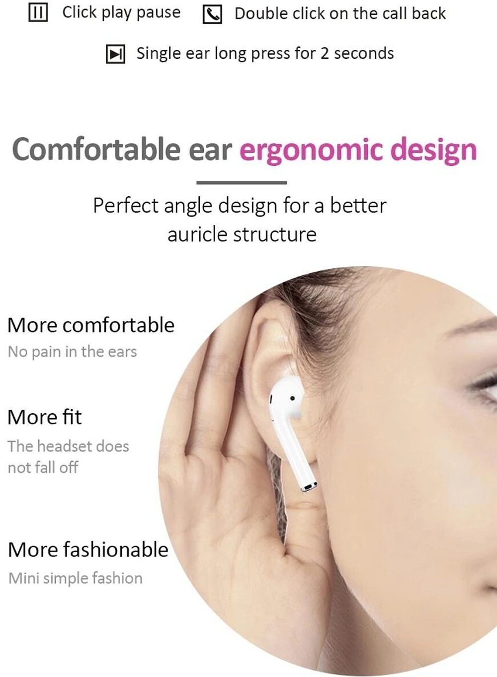 [i12 Jerry Model] i12 Wireless Earphones Jerry Scheme TWS 5.0 Headphone Bluetooth i7s tws i8x i9s i10s i11 i100 for apple - ANKUX.COM
