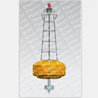 Rotational moulded UV Stabilized Virgin Polyethylene float section tower Diameter 2.6 meters marine buoy eva fender