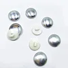 two part component union plastic back round shank fabric metal button covers blank