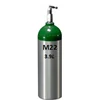 ISO7866 Standard Approved DOT M22 3.9L empty medical portable oxygen cylinder with CGA870