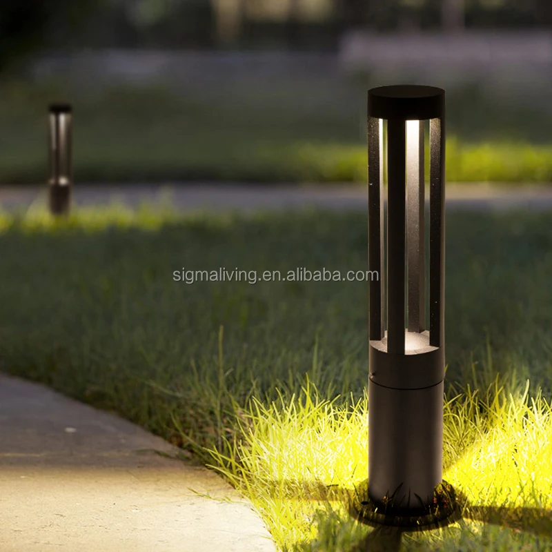 Eco-friendly black stone shape lamp garden Light Led light