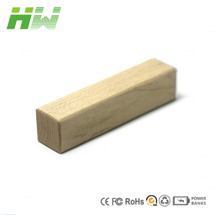 2600mAh Portable Light Wooden Power Bank Charger - ANKUX.COM