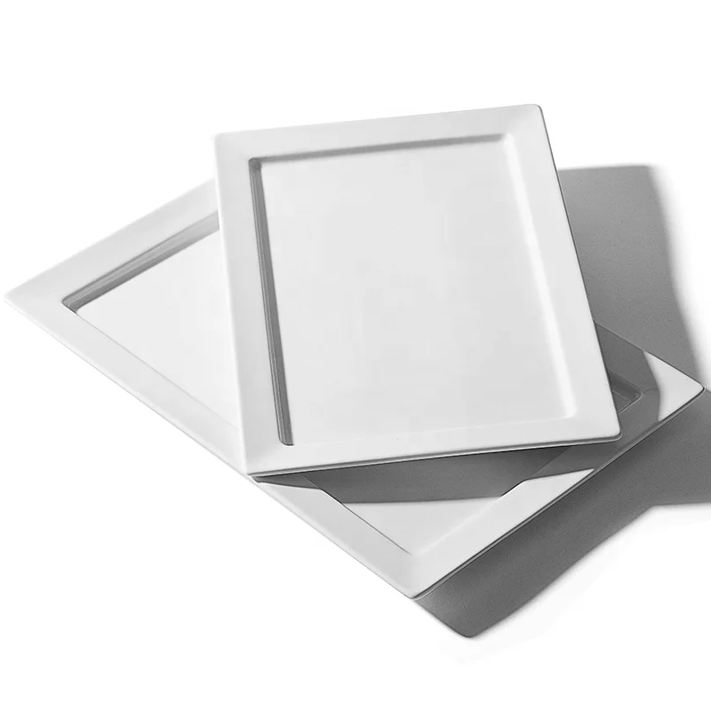 Wholesale Cheap Restaurant Dessert White Ceramic Porcelain Rectangular Dining Plate Set*
Wholesale Cheap Restaurant Dessert White Ceramic Porcelain Rectangular Dining Plate Set*