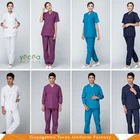 OEM service high quality White100%cotton hospital Medical Scrubs for women/men wear uniform
