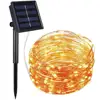 Top Seller Outdoor 50LED 5M Rope Decorative Christmas Led String Light With Solar Panel
