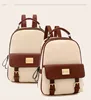 colorful cute korean style pu leather backpack for teens