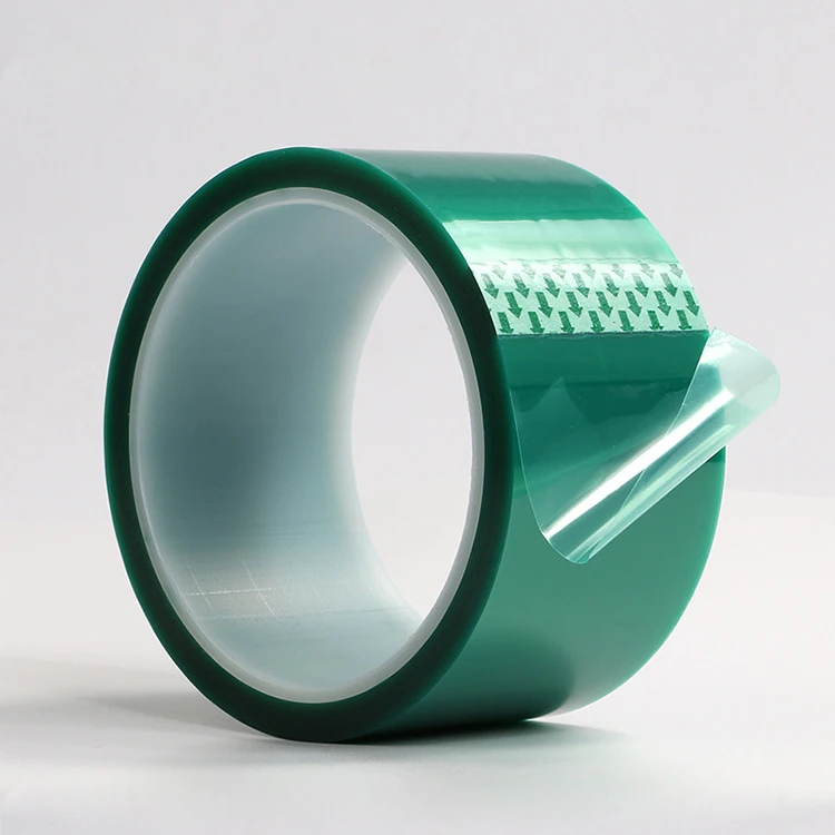 High Temperature PET Green Masking Adhesive Tape for PCB Solder Plating