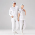 Factory Sale 2019 New Products Clean Room Suit Blue Reusable And Washable Lint Free Esd Anti static Underwear
