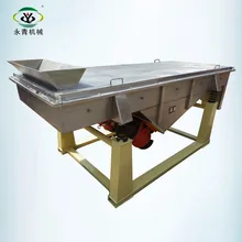 Stainless steel linear vibrating screen sand screener /gravel screener from China machinery