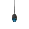 Trade winds hanging soft caged styled pendant with facted glass