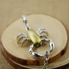 Newest Creative Design Animal Scorpion Shape Keychain 3D Metal Key holder Keychain Custom Logo For Men