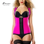 Women Plus Size Full Body Steel Boned Latex Lumbar Locking Red Mature Teens Sexy Rubber Corset