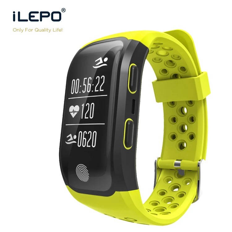

Heart rate monitor pulse watch Ip68 waterproof 0.96 inch OLED screen multi color BT4.0 sport smart watch gps