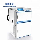 100 ワット 200 ワット中国サプライヤー繊維レーザー洗浄機オイルステイン、錆、コーティング材料、塗料除去
