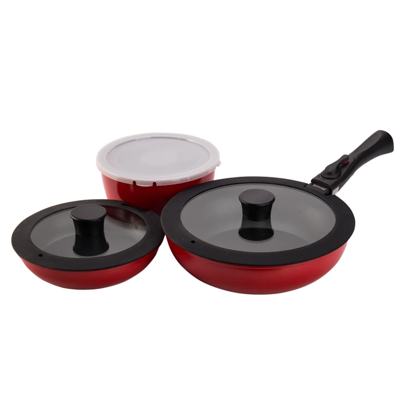 Japanese 3003 aluminum alloy fry pan sauce pan milk pot cooking kitchenware non-stick cookware camping cookware