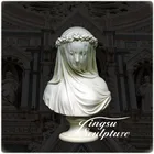 Professional female marble bust sculptures with low price