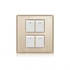 china manufacturer high quality switch 4 gang 1 way wall light power switch