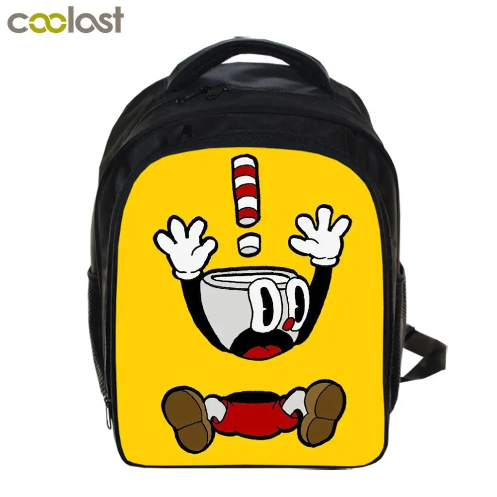 COOLEST Game Print 13 Inch Backpack Cuphead and Mugman School Bag for Girl Boys Children Satchel Mochila, Black
COOLEST Game Print 13 Inch Backpack Cuphead and Mugman School Bag for Girl Boys Children Satchel Mochila, Black