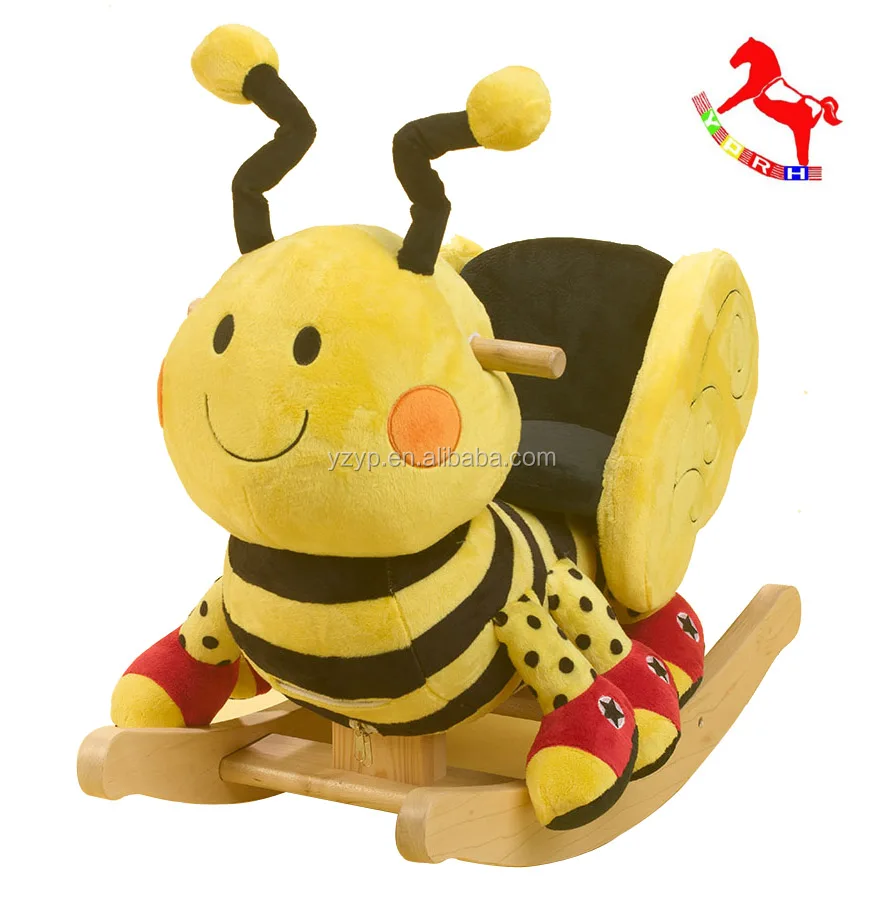 60X32X55cm promotional customized colorful plush baby rocking chair
