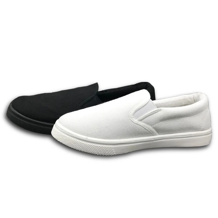 white casual flats