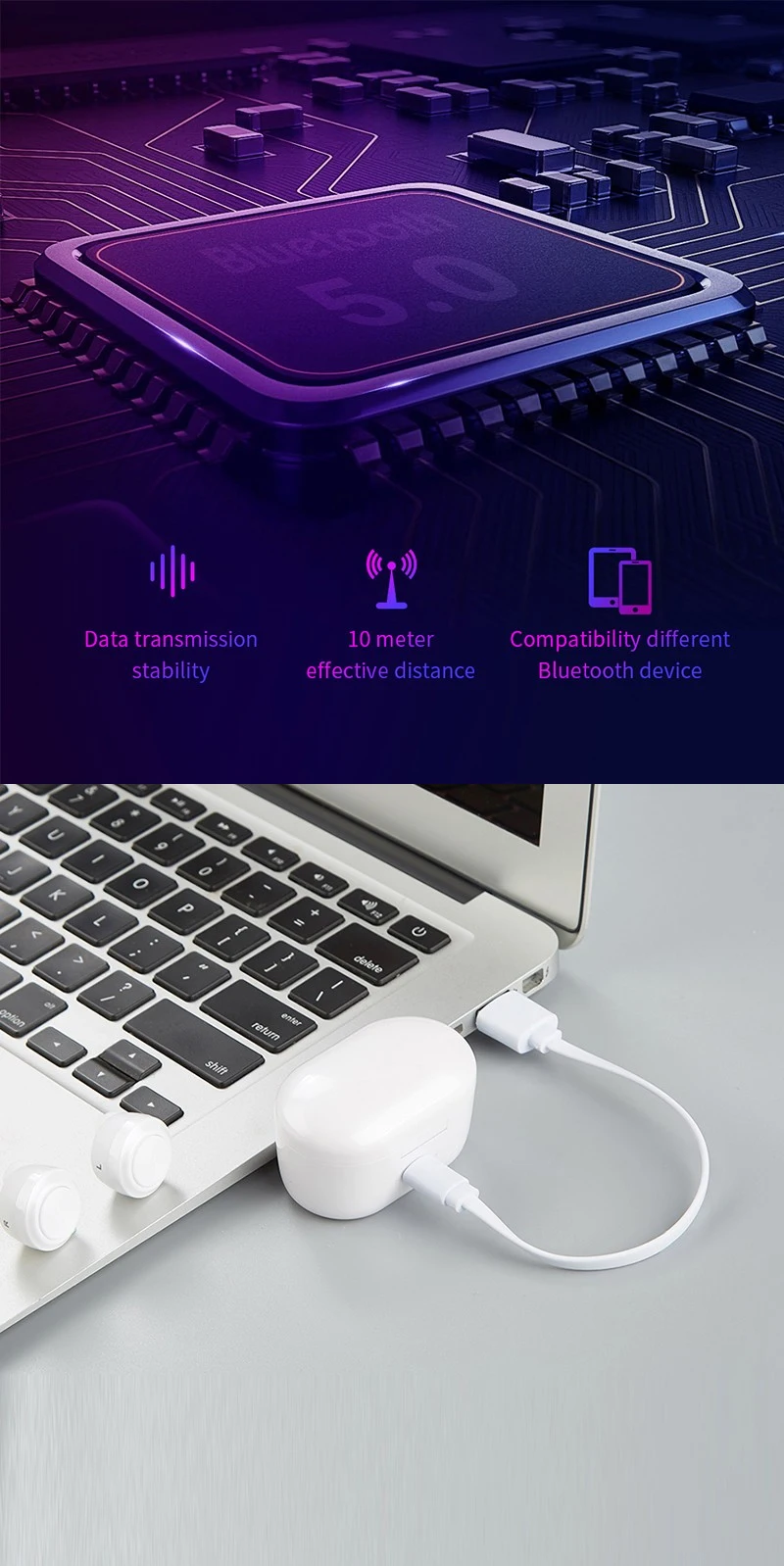 Mini Air twins A6 Wireless Earphone Blue 5.0 Tooth Tws Headphone Stereo Earbuds With Mic For Huawei iphone Samsung - ANKUX.COM