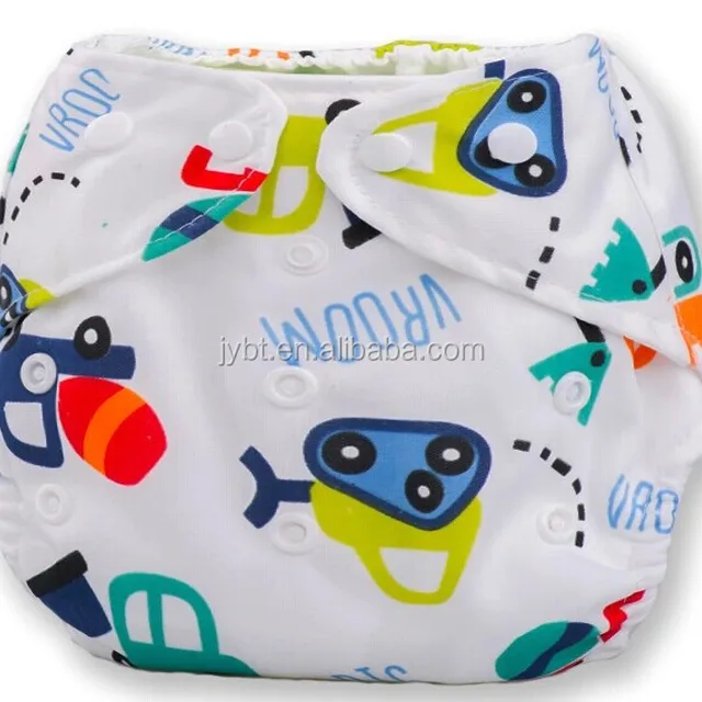 Reusable nice diapers for baby + inserts 3 Layers white mircofiber