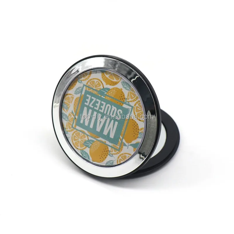 plastic high quality single sided cosmetic small pocket mirror