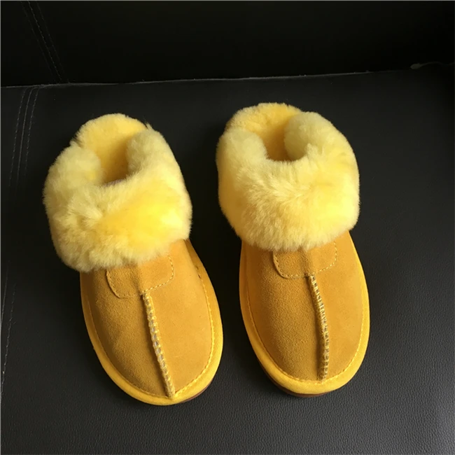 Snow Paw Backless Slippers Twin Faced 
